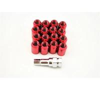 LAKUYRD Pernos De Rueda De Acero 16 Uds Rueda Cubo Neumático Tornillo Perno 12x1,5mm Coche Carreras Aleación Rueda Tuerca Tuercas Kit Juegos Tornillo Piezas Modificadas