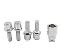 LAKUYRD Pernos De Rueda De Acero 4 Uds Pernos De Rueda De Coche Tuercas Pernos M12x1.5 M12x1.25 Ruedas Universales Tuerca De Bloqueo Cubo Tornillo De Neumático Piezas Modificadas(M12x1.5)