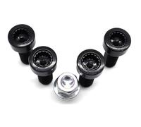 LAKUYRD Pernos De Rueda De Acero Compatible con para 1/3/5/6 Serie 325 328 335 525 528 M3 M5 M6 Z3 Z4 4 Piezas 36136786419 Juego Herramientas Tuercas Perno Rueda Bloqueo Automóvil M12 X 1.5