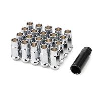 LAKUYRD Pernos De Rueda De Acero Compatible con Subaru 20 Unids/Set Acero 50mm M12 * 1,5 M12x1.25 Accesorios De Coche De Carreras Tuercas De Rueda Pernos con Llave(9,M12x1.25)