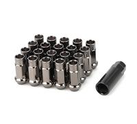LAKUYRD Pernos De Rueda De Acero Compatible con Subaru 20 Unids/Set Acero 50mm M12 * 1,5 M12x1.25 Accesorios De Coche De Carreras Tuercas De Rueda Pernos con Llave(5,M12x1.25)