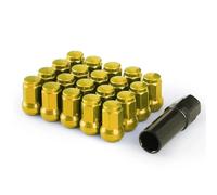 LAKUYRD Pernos De Rueda De Acero Compatible con Suzuki para SX4 para Jimny 20 Piezas Rayos De Rueda Heptagonales De Hierro Tuercas De Bloqueo Longitud 32MM Tuerca De Extremo Cerrado M12 * 1,25(6)
