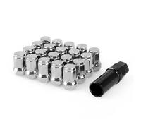 LAKUYRD Pernos De Rueda De Acero Compatible con Suzuki para SX4 para Jimny 20 Piezas Rayos De Rueda Heptagonales De Hierro Tuercas De Bloqueo Longitud 32MM Tuerca De Extremo Cerrado M12 * 1,25(3)