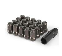 LAKUYRD Pernos De Rueda De Acero Compatible con Suzuki para SX4 para Jimny 20 Piezas Rayos De Rueda Heptagonales De Hierro Tuercas De Bloqueo Longitud 32MM Tuerca De Extremo Cerrado M12 * 1,25(7)
