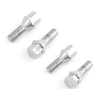 LAKUYRD Pernos Rueda Acero Compatible con Dodge para Dart 2012 2013 2014 2015 2016 4 Piezas Pernos De Rueda De Coche M12 × 1,25 Pernos De Rueda De Acero De 28 Mm