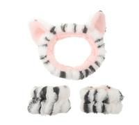LALADEFIEE 1 juego de diadema para el lavado facial, absorbente y desmaquillante, elástica y, ideal para el cuidado de la piel de las mujeres.