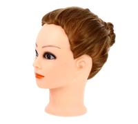 LALADEFIEE 1 Set Práctica Peluca Modelo De Cabeza Pelo Maniquí Peluquería Cabeza De Maniquí Pelo Real Pelucas Trenzadas Formación De La Cabeza Pelucas Cabeza De Maniquí Cabeza De