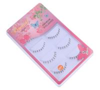 LALADEFIEE 10 pares Pestañas Postizas Inferiores Naturales Transparentes Extensiones de Pestañas Inferiores Fáciles de Aplicar para Maquillaje Rápido Look Atractivo y Uso Profesional o
