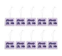 LALADEFIEE 10 Piezas Ambientador Coche Colgante Silicona Difusor Aromaterapia sin Líquido Diseño Compacto para Espejo Retrovisor Aroma Natural Persistente para Decoración Interior Vehículo