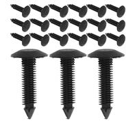 LALADEFIEE 100 Piezas Clips de Retención para Coche de Plástico Resistente, Sujetadores para Tapizado de Techo y Parachoques, Grapas Automotrices para Paneles de Puertas, Kit de Fijación
