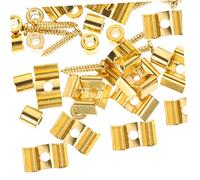 LALADEFIEE 10juego Guía De Retención De Cuerdas De Guitarra Eléctrica De Accesorio Útil y Fácil De Instalar Para Guitarras Eléctricas Incluye Tornillos De Montaje