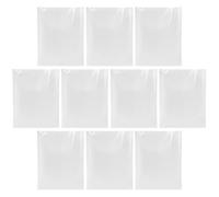 LALADEFIEE 10piezas Bolsas Grandes de Almacenaje Plástico Transparente para Ropa Ropa de Cama y Equipaje Resistentes y Portátiles para Hogar Viaje y Dormitorios