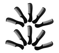 LALADEFIEE 10piezas Peine De Barba Para Hombres Peine Práctico Para Cabello y Cejas Accesorio De Estilo Compacto Fácil De Limpiar y Transportar