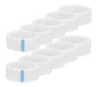 LALADEFIEE 10rollos Suministros Extensiones Pestañas Cinta Adhesiva Tela No Tejida