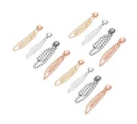 LALADEFIEE 12 Piezas Hebillas Magnéticas Ajustables para Ropa con Cadena Flexible Clips sin Coser para Pantalones Camisas y Vestidos Cierre Fuerte y Fácil Instalación