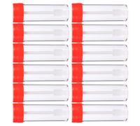 LALADEFIEE 12 Tubos de Muestreo de Heces 25Ml Tapa de Rosca Tubos de Muestreo de para Laboratorio Kit de Muestra de Heces para Análisis Médico Set de 12 Unidades