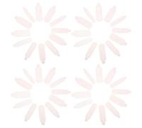 LALADEFIEE 120piezas Membrana de Silicona Flexibles para Diseño de Uñas Moldes de Silicona Forma de Copo para Decoración Navideña Uso Profesional y DIY