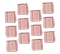 LALADEFIEE 12piezas Caja De Almacenamiento Para Uñas De Presión Organizador De Arte De Uñas Exhibidor Falsas Recipiente De Exhibición Para Presentar y Proteger Tus Creaciones De Manicura