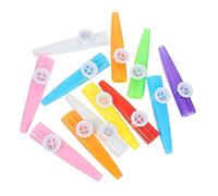 LALADEFIEE 12piezas Kazoo Para Juguete Musical Instrumento De Percusión Para Fiestas y Aprendizaje Musical Niñas