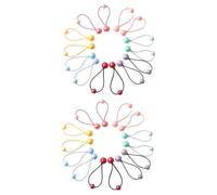 LALADEFIEE 14pares Girls Hair Ties with Elastic Ponytail Holders for Toddlers and Kids Hair Accessories