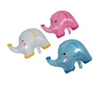 LALADEFIEE 15 Globos de Aluminio Elefante para Fiestas Infantiles Shower y Cumpleaños Set de 15 Piezas 5 5 5 Diseño Animal Temático para Decoración