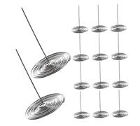 LALADEFIEE 15 Piezas Coladores Boquilla Tetera Acero Inoxidable Filtro Malla Fina Resistente para Infusores Té Sueltas Uso Hogar Oficina