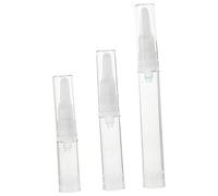 LALADEFIEE 15piezas Botellas Vacías De Crema Para Ojos Frascos Cosméticos Recargables Dispensadores De Vacío Para Viaje y Uso Diario