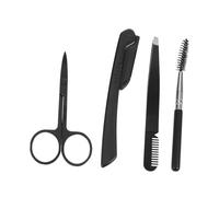 LALADEFIEE 1juego Kit De Cuidado De Cejas Tijeras De Inoxidable Cepillo y Maquinilla Para Dar Forma Las Cejas Compacto y Portátil Para Viajes y Uso Diario