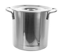 LALADEFIEE 1pieza Cacerola Inoxidable Con Tapa Cubeta Grande Para y Para Cocinar Casa y Reuniones De Capacidad Diseño Resistente y Práctico