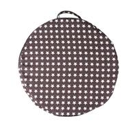 LALADEFIEE 1pieza Cojín Antideslizante para Silla de Niña Redondo Cómoda Elevador Infantil Grosor Color Café Estrella para Uso Casa y Tronas de Niña