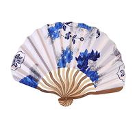 LALADEFIEE 2 Piezas Abanico Plegable Japonés para Mujeres Adorno Único y Creativo para Cumpleaños y Ocasiones Especiales Decoración Elegante y Duradera