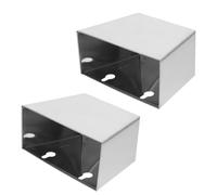 LALADEFIEE 2 Piezas Abridor de Cerveza de Acero Inoxidable Recolector de Tapas de Botellas para Montaje en Pared, Diseño Moderno y Almacenamiento Conveniente para Bar y Hogar