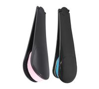 LALADEFIEE 2 piezas Aplicador de Loción para Espalda con Diseño Plegable y Mango Esponjas Azul y Rosa Compacto y Portátil para Crema Protector Solar y Autobronceador Adecuado para Piel