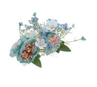 LALADEFIEE 2 Piezas Clips de Flores Hawaianas Artificiales Peinetas de Tela Hibisco y Plumeria para Moños y Peinados de Novia Bodas y Fiestas Tropicales Playa