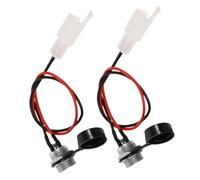LALADEFIEE 2 Piezas Conectores de Carga Eléctrica para Moto Puerto de Carga para Scooter Eléctrico Accesorios de Repuesto para Bicicletas Mini Instalación y Compatible con Varios