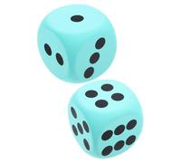 LALADEFIEE 2 Piezas Dados Gigantes EVA de Espuma para Fiesta y Aprendizaje Dados Suaves y para Actividades Familiares y Educativas Portátil