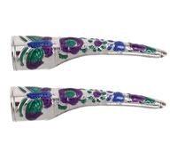 LALADEFIEE 2 Piezas De Puntas De Uñas, Anillos De Garra, Disfraz De Reina Antigua, Garra De Uña, Anillos De Uñas, De Nudillos, Garra De Dedo Para Halloween, Cosplay, Drama,