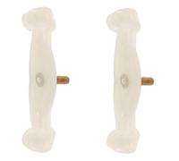 LALADEFIEE 2 Piezas de Reposapiés de Goma Blancos para Violín 1/4-1/8 Cómodos y Prácticos Diseño Antideslizante para Soporte de Hombro y Accesorios de Violín