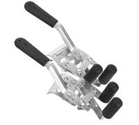 LALADEFIEE 2 piezas Freno de Silla de Ruedas Antideslizante Repuesto Duradero con Montaje Lateral Seguro Freno Manual Resistente y Silencioso para Evitar Deslizamientos