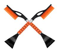 LALADEFIEE 2 Piezas Herramienta De Extracción De Nieve Para El Automóvil De Nieve De Servicio Pesado Rasador De Hielo Extensible Para Parabrisas Y Ventanas