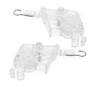 LALADEFIEE 2 Piezas Mecanismo Gancho Inclinación Persianas Control Luz Clip Fácil Instalación Repuesto para Reparación y Reemplazo