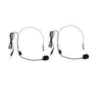 LALADEFIEE 2 Piezas Micrófono de Diadema con Cable Auricular con Micrófono para Amplificador de Voz Diseño Cómodo y Reducción de Ruido para Conferencias y Grabaciones