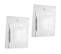 LALADEFIEE 2 piezas Paletas de Maquillaje Acrílicas Transparentes Unidades con Espátulas Bandejas Ligeras Portátiles para Mezclar Bases y Cosméticos Diseño Ergonómico para Mano para Crear