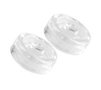 LALADEFIEE 2 piezas Pesas de Vidrio para Fermentación con Tapa Práctica para Tarros de Conserva Boca Ancha Accesorios Seguros para Chucrut Kimchi y Encurtidos Cocina Doméstica