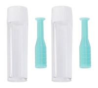 LALADEFIEE 2 Piezas Removedor Insertor para Lentes Rgp Ventosa de Antideslizante con Botella Portátil para Viaje y Uso Doméstico Color Verde