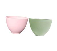 LALADEFIEE 2 Piezas Tazón De Máscara De Belleza Mini Tazones Para Sumergir Sushi Tazón De Belleza De Bricolaje Envase De Champú Para El Cuidado De La Piel Tazón De Crema Green Gel De Sílice