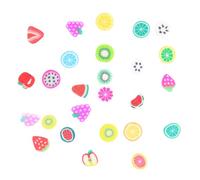LALADEFIEE 2000 piezas Pegatinas de Uñas con Rodajas de Frutas Coloridas para Decoración de Uñas Naturales y Arte Adhesivos de Arcilla Seguros para Manualidades y Maquillaje