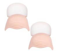 LALADEFIEE 2juegos Peluca de Monje Calva Falsa Accesorios de Halloween para Cosplay Maquillaje de Látex Color Carne