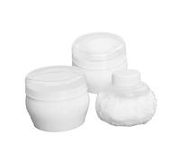 LALADEFIEE 2juegos Polvos Para Niño Niña Con Esponja Suave y Portátil Esponja Absorbente Para Cuerpo Infantil Para Cuidado Después Del Baño y Verano