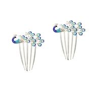 LALADEFIEE 2piezas Peine De Cabello Para Novias Accesorios De Boda Elegante y Sesiones Fotográficas